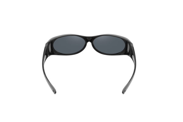 FO01R - Small Shaded Sunglasses w/ Rhinestones - Fit Over Eyewear - Image 12