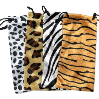 SXANIMAL - Animal Print Microfiber Pouch
